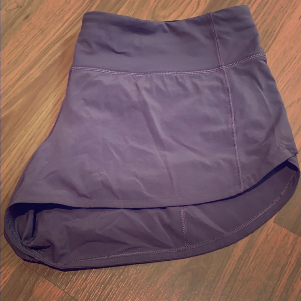 Lulu lemon running shorts.